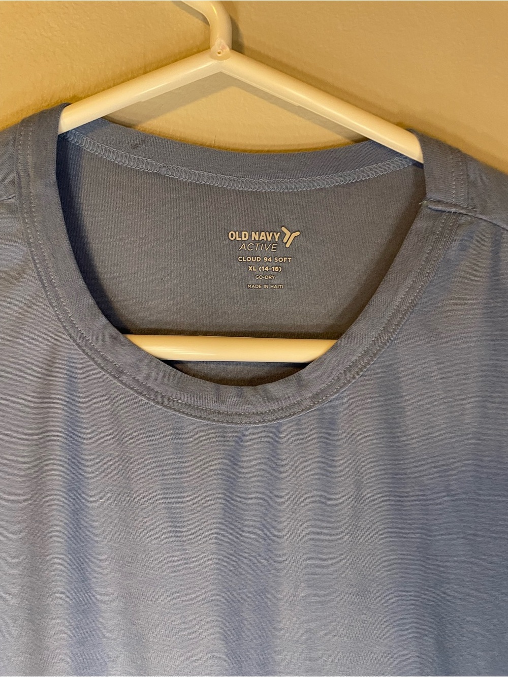 Old Navy Blue CloudSoft Active Crew Neck T-Shirt
